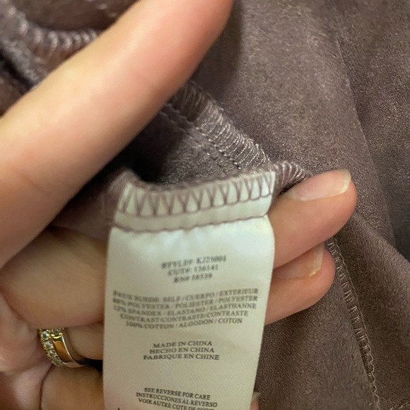 Women's Suede Faux Drape Jacket - kut from the Kloth small - Picture 8 of 8